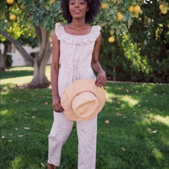 GAL MEETS GLAM Rue Floral Jumpsuit sz. 6